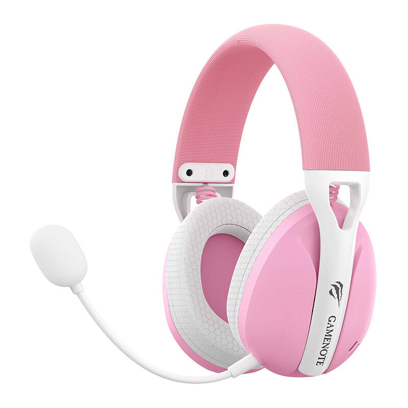 Gaming slušalice Havit Fuxi H1 2.4G (roze)