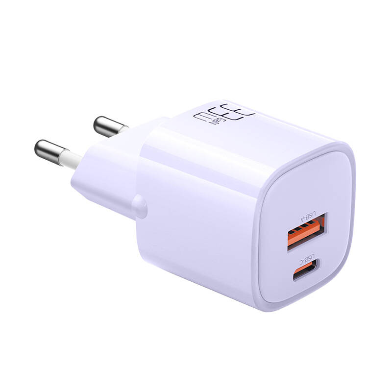 Punjač GaN 33W Mcdodo CH-0155 USB-C, USB-A (ljubičasti)