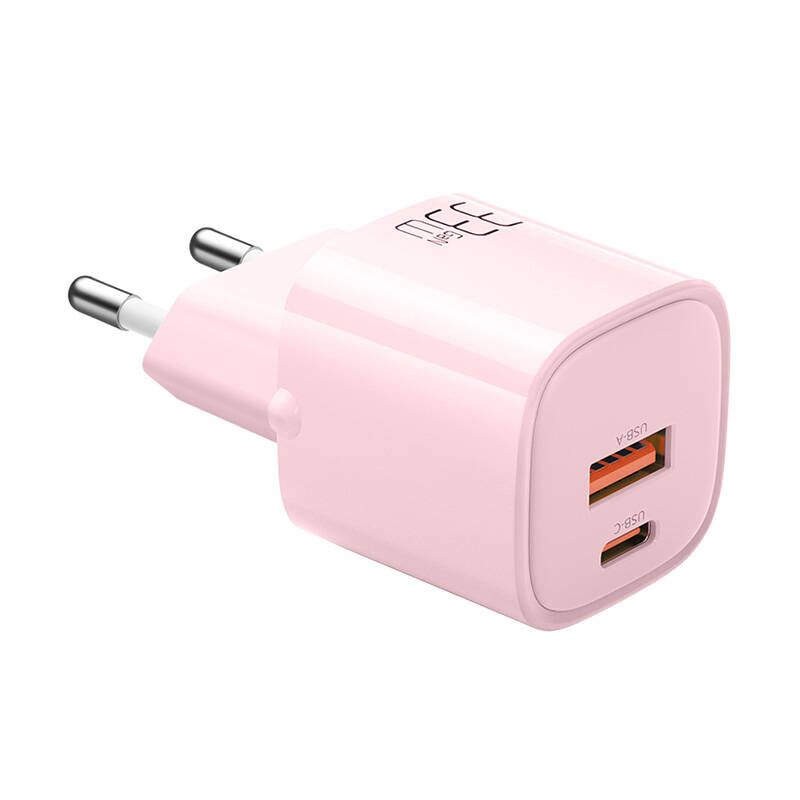 Punjač GaN 33W Mcdodo CH-0155 USB-C, USB-A (ružičasti)