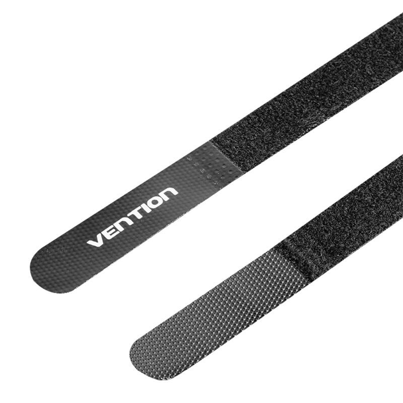 Velcro traka, organizator kabela Vention KAOB0 (crna) (paket od 5 komada)
