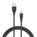 USB 2.0 A na USB-C 3A kabel 0,25 m Vention CTHBC crni