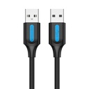 USB 2.0 kabel Vention COJBC 0,25m crni PVC