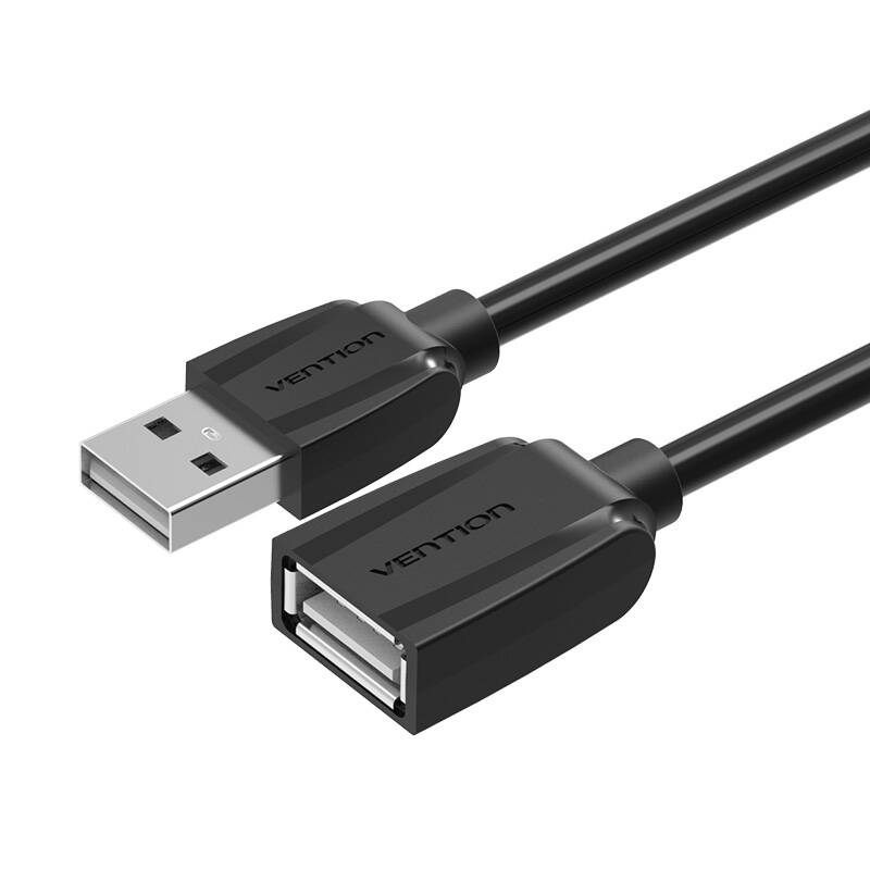 USB 2.0 produživač Vention VAS-A44-B050 0.5m crni