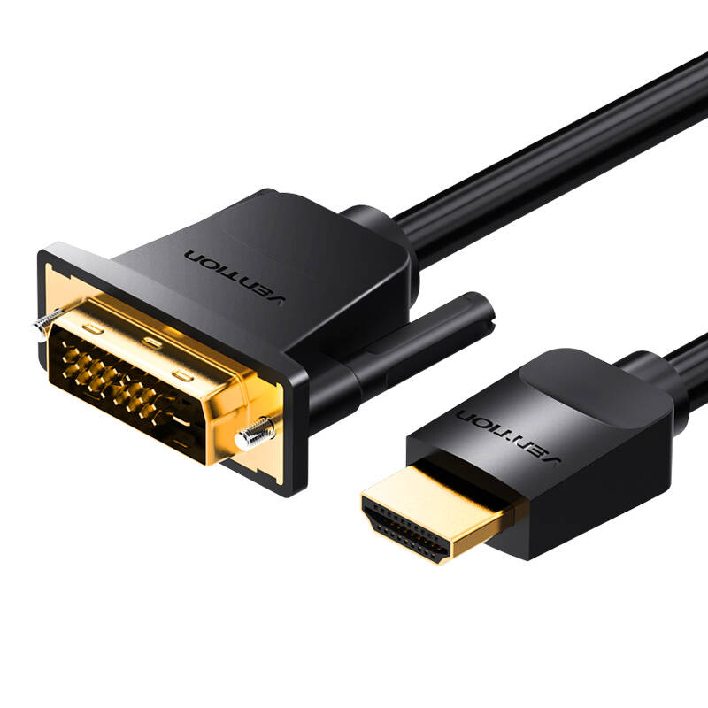 HDMI na DVI kabel 2m Vention ABFBH (crni)