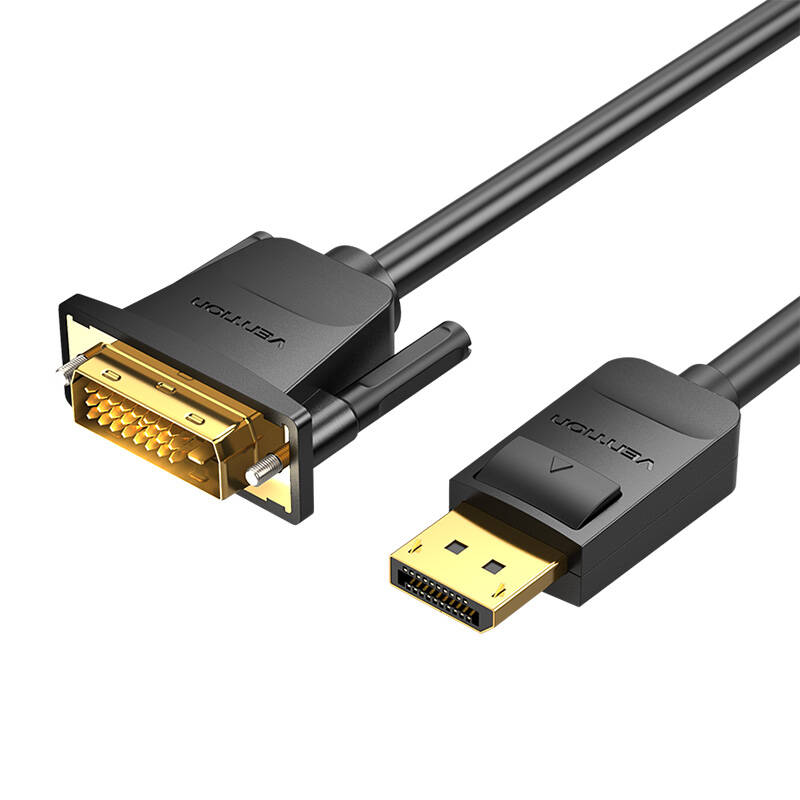 DisplayPort na DVI kabel 1,5 m Vention HAFBG (crni)