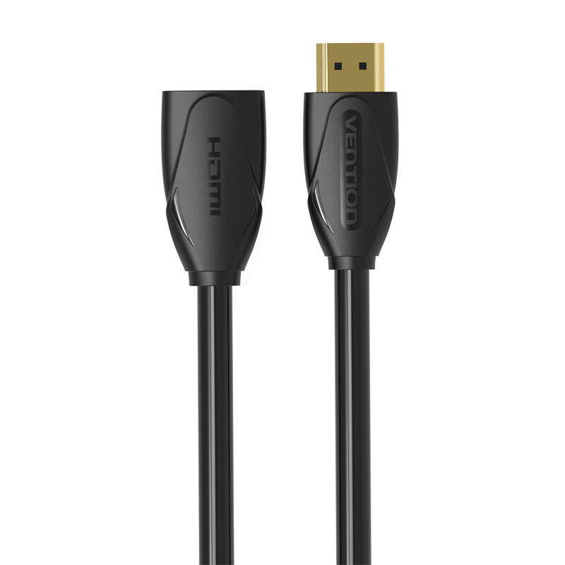 HDMI produžni 1,5 m Vention VAA-B06-B150 (crni) (paket od 5 komada)