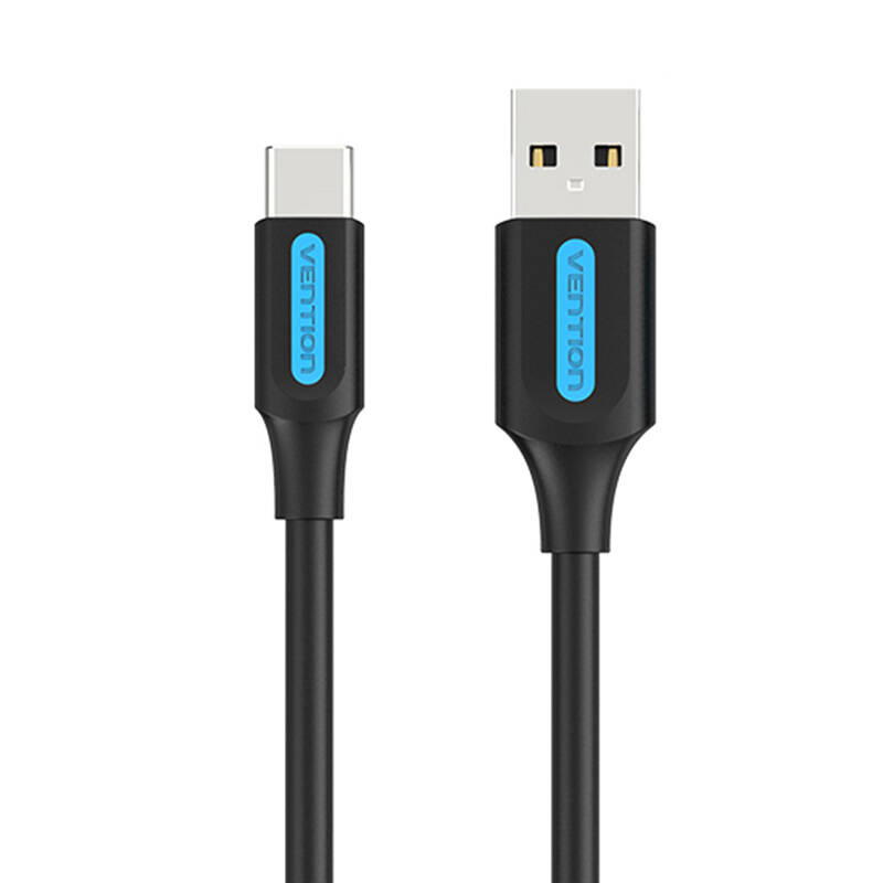 USB 2.0 A na USB-C 3A kabel Vention COKBI 3m crni