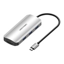 USB-C priključna stanica na HDMI, VGA, 3x USB 3.0, PD 0,15m Vention TOIHB (siva)