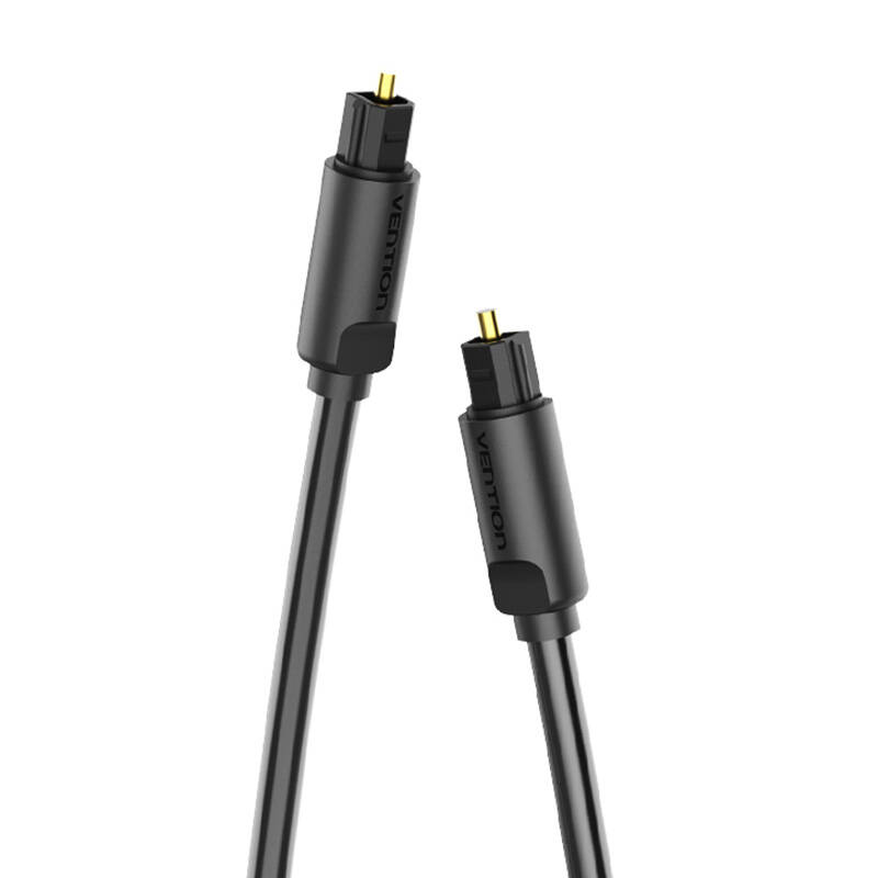 Optički audio kabel 2m Vention BAEBH crni (paket od 5 komada)