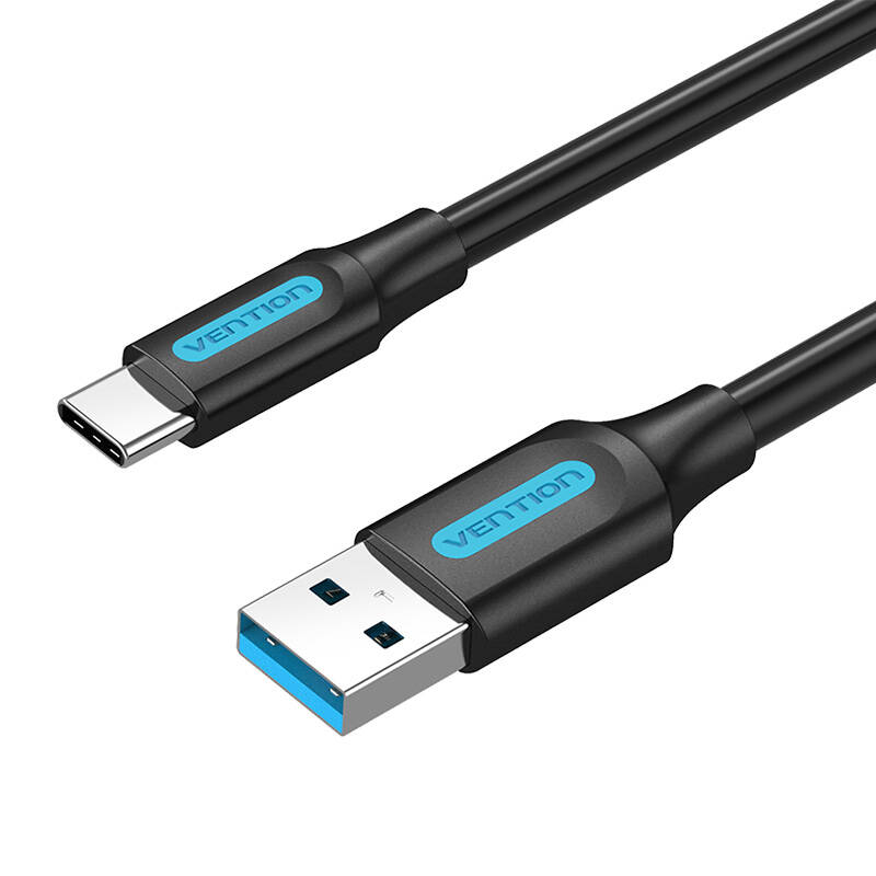 USB 3.0 A na USB-C kabel Vention COZBG 1,5 m crni PVC