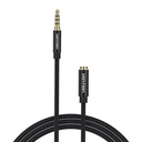 TRRS 3,5 mm muški na 3,5 mm ženski audio produživač 5 m Vention BHCBJ crni (paket od 5 komada)