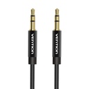 Vention BAGBD 3,5 mm 0,5 m crni metalni audio kabel