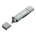 Višenamjenski USB2.0 čitač kartica Vention CCJH0 sivi