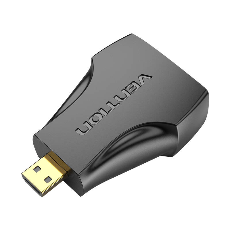 Ženski HDMI na muški mikro HDMI adapter Vention AITB0 (crni)