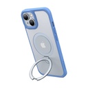 Torras maska ​​za telefon Ostand Matte za iPhone 15 (tamnarsko plava)