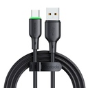 USB na USB-C kabel Mcdodo CA-4751 s LED svjetlom 1,2 m (crni) (paket od 5 komada)