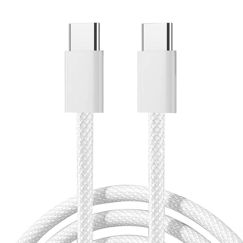 Joyroom S-A45 USB-C na USB-C kabel, 60W, pleten, 1m (bijeli)