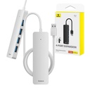 4u1 Hub Baseus UltraJoy Lite USB-A na USB 3.0 1m (bijeli)