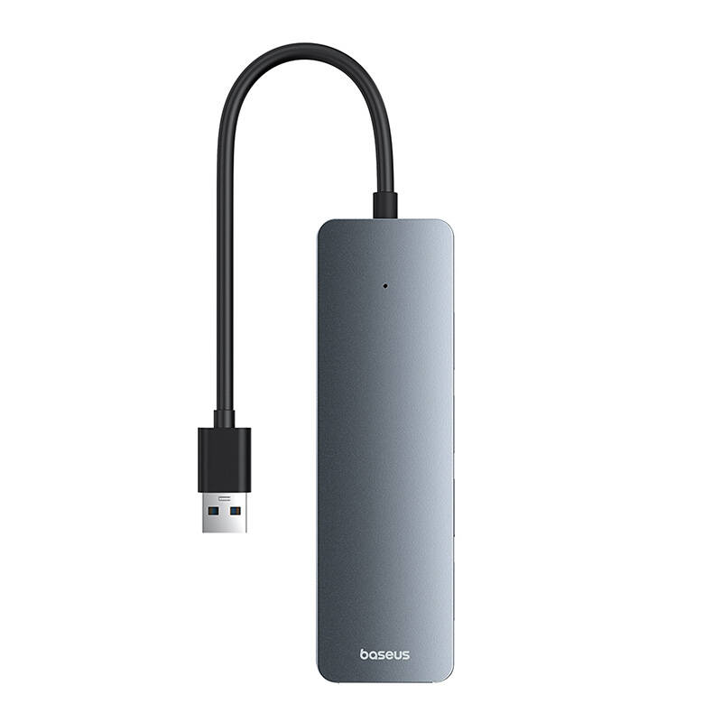 4u1 čvorište Baseus UltraJoy Lite USB-A na USB 3.0 15 cm (sivo)