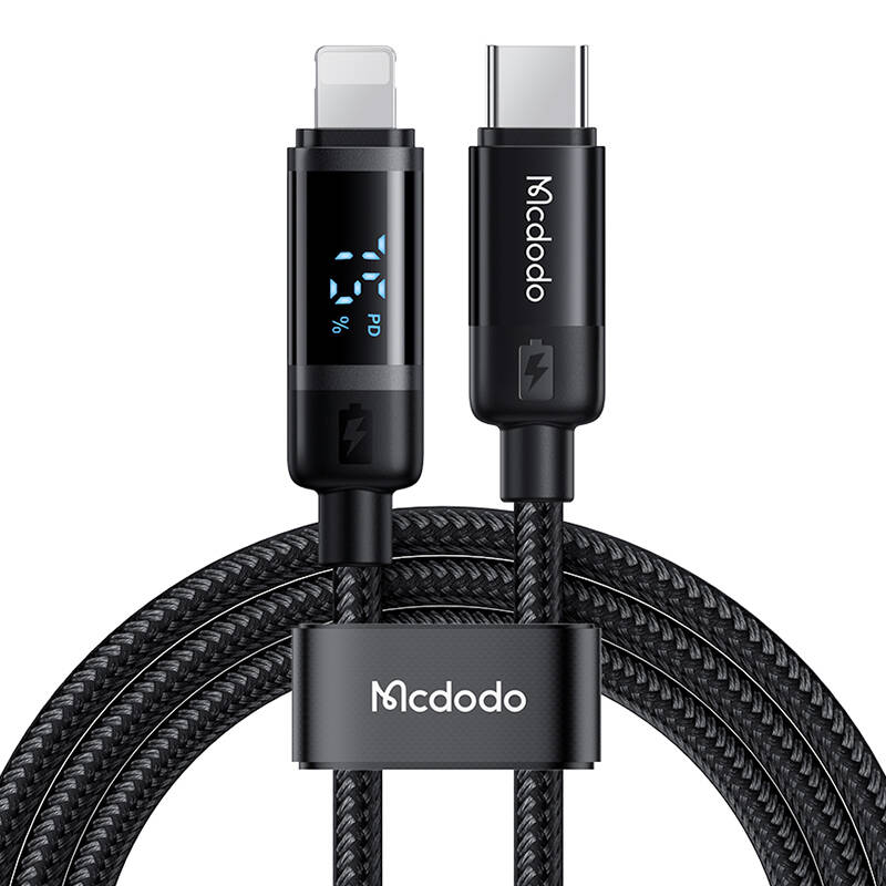 Mcdodo CA-5210 USB-C na Lightning kabel, 36W, 1,2m (crni)