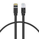 Baseus Cat 6 UTP Ethernet RJ45 kabel ravni 1m crni (paket od 4 komada)