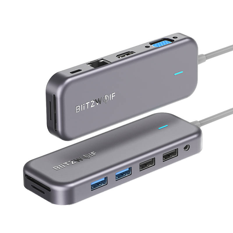 Adapter 11u1 Blitzwolf BW-TH8 Hub USB-C