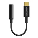 Adapter Choetech AUX003 USB-C na 3,5 mm audio priključak adapter (crni)