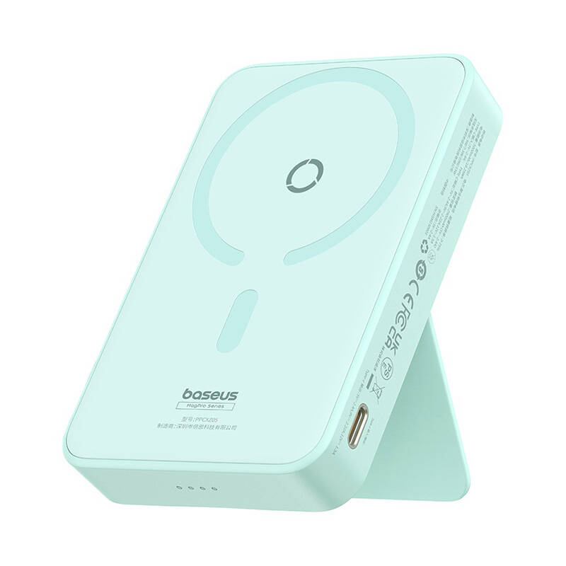 Powerbank Baseus MagPro Magnetic 5000mAh 20W, MagSafe (mint)