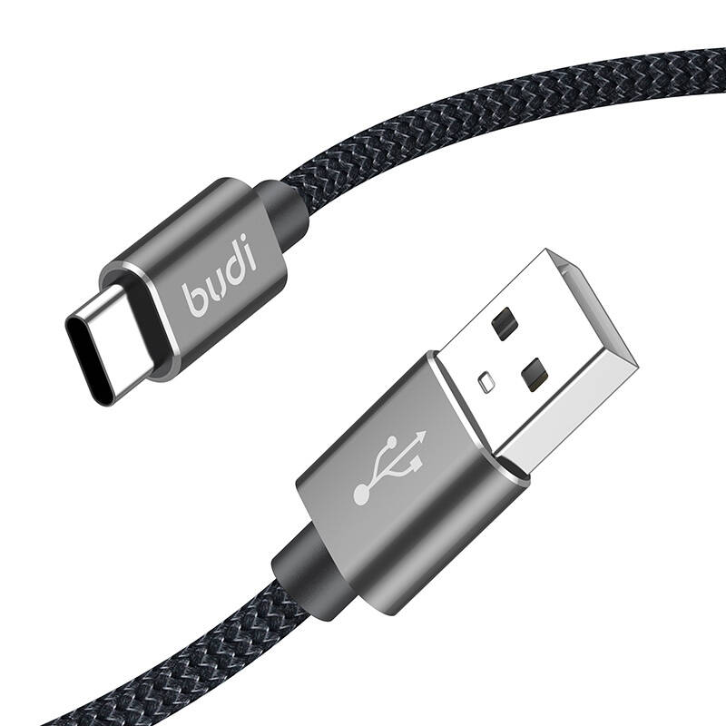 USB-A na USB-C kabel Budi 206T/2M 2.4A 2M (crni)