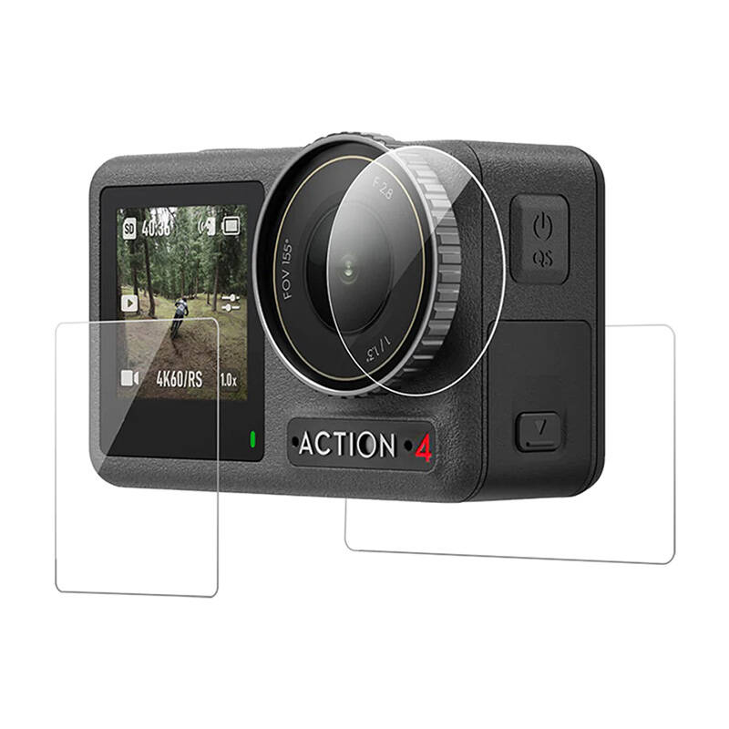 Ekranski film TELESIN za DJI Osmo Action 4/3 (paket od 5 komada)