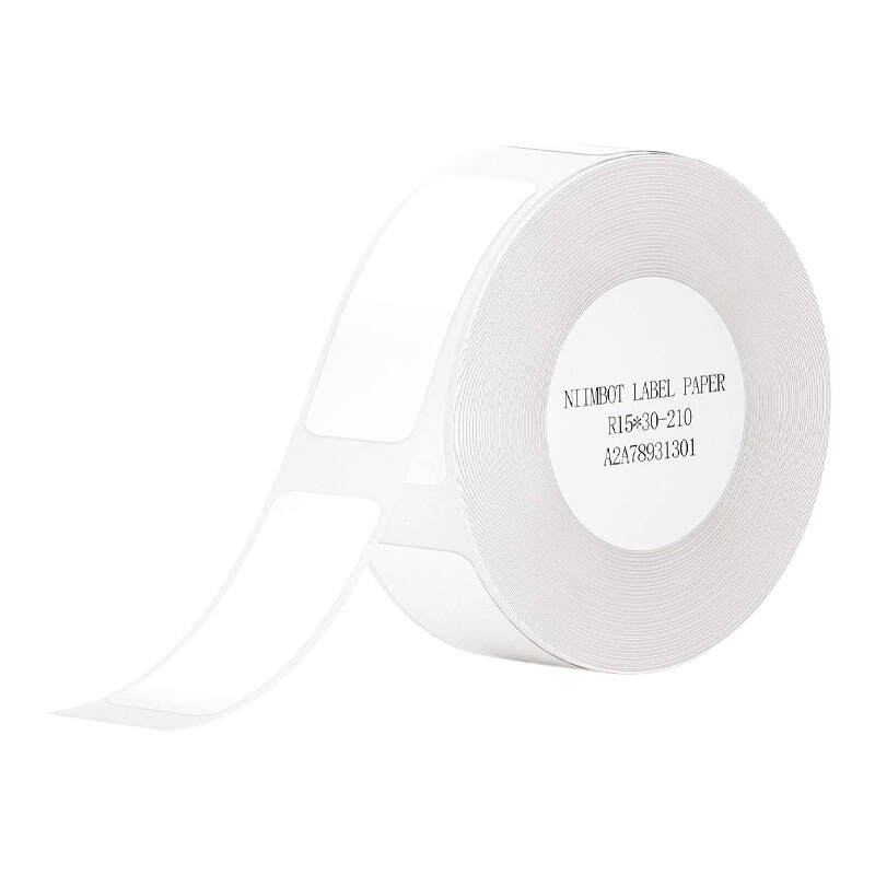 Termo naljepnice Niimbot naljepnice T 15x30mm 210 kom (Bijele) (paket od 5 komada)