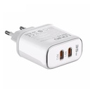 Zidni punjač LDNIO A2528M 2USB-C za Apple + USB-C - Lightning kabel