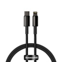 Baseus Tungsten Gold Cable Type-C to iP PD 20W 2m (crni) (paket od 5 komada)