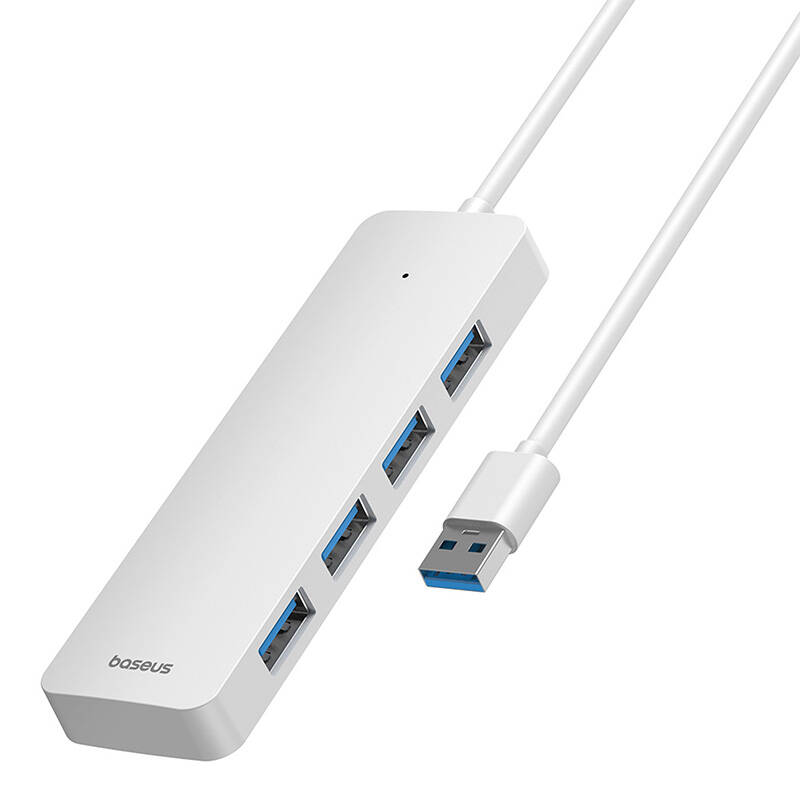 Hub Baseus UltraJoy Series Lite 4-Port 1,5m (USB na USB3.0*4) (bijeli)