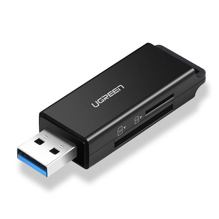 Čitač memorijskih kartica UGREEN CM104 SD/microSD USB 3.0 (crni)