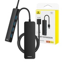 4u1 Hub Baseus UltraJoy Lite USB-A na USB 3.0 1m (crni)