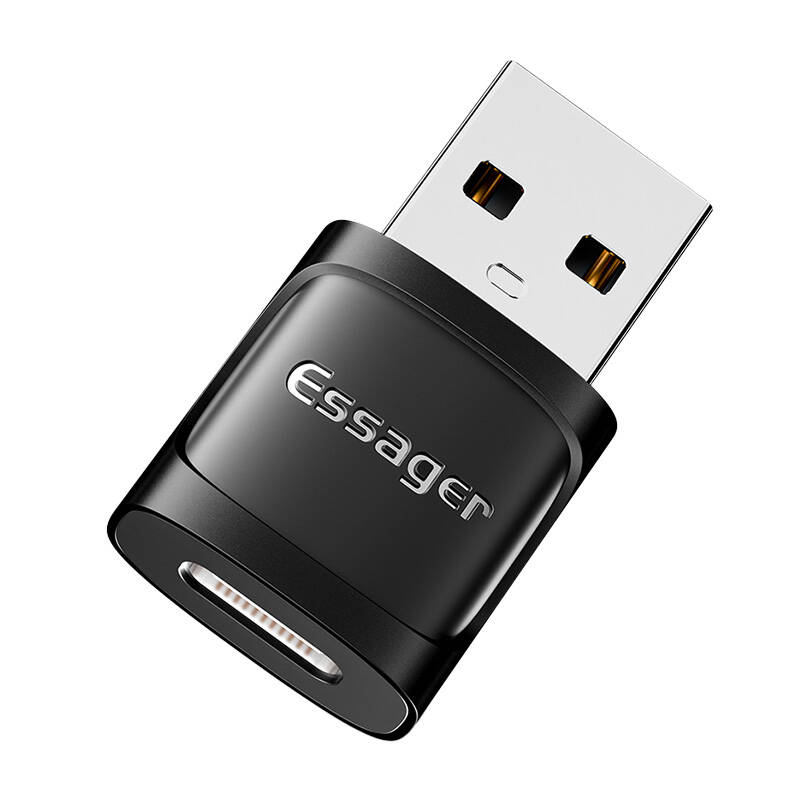 Adapter OTG USB-C ženski na USB 3.0 muški Essager (crni)