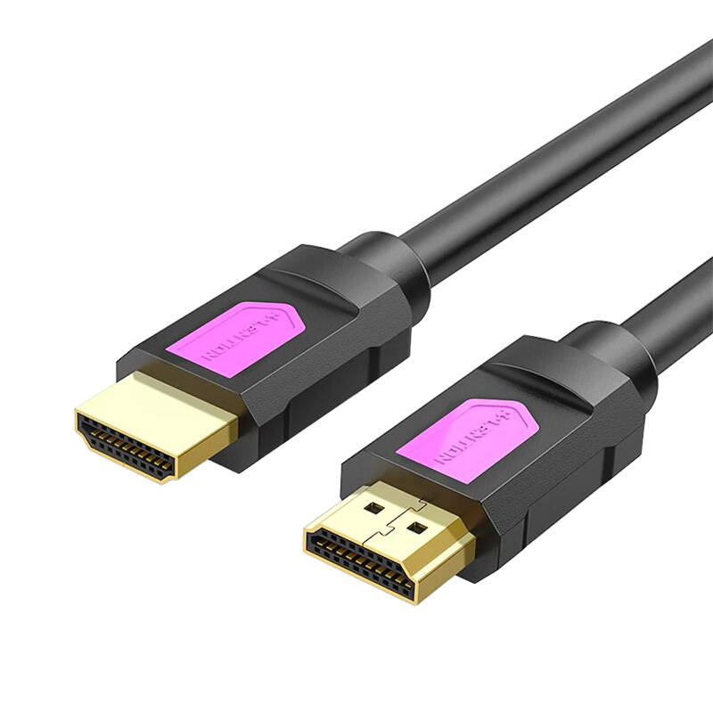 Lention VC-HH20 HDMI 4K High-Speed ​​na HDMI 2.0 kabel, 18Gbps, PVC, 0,5m (crni)