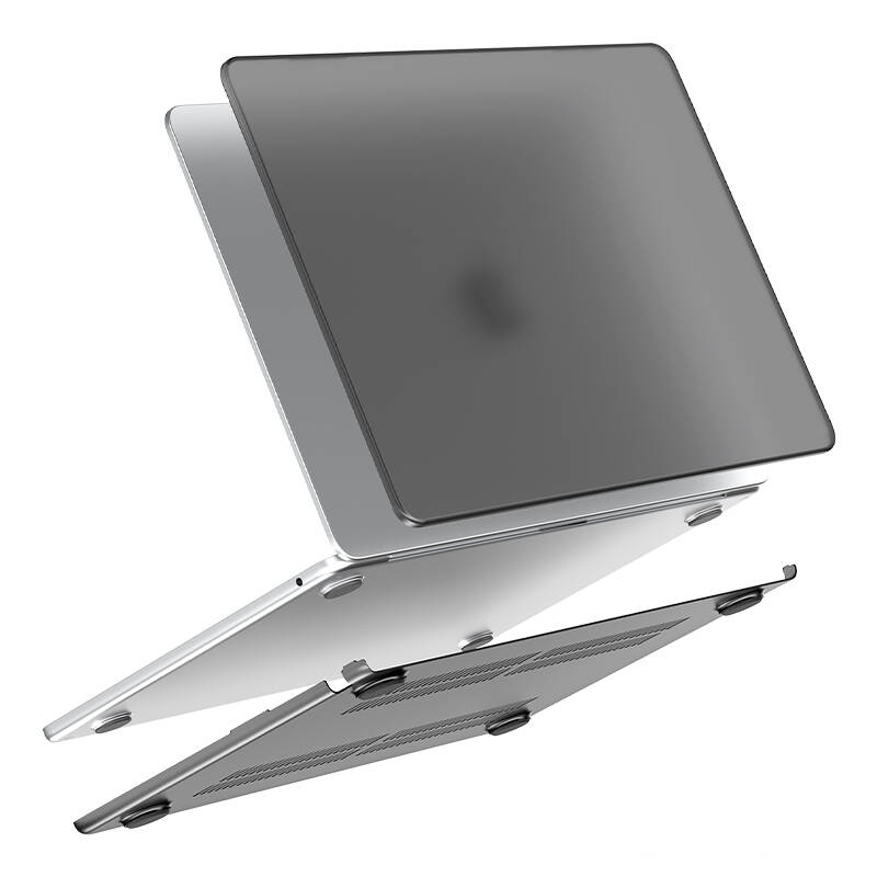 Lention Matte Finish Case za Macbook Air 13.6" (czarny)