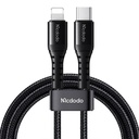 Kabel USB-C na lightning Mcdodo CA-5630, 36W, 0.2m (crni)