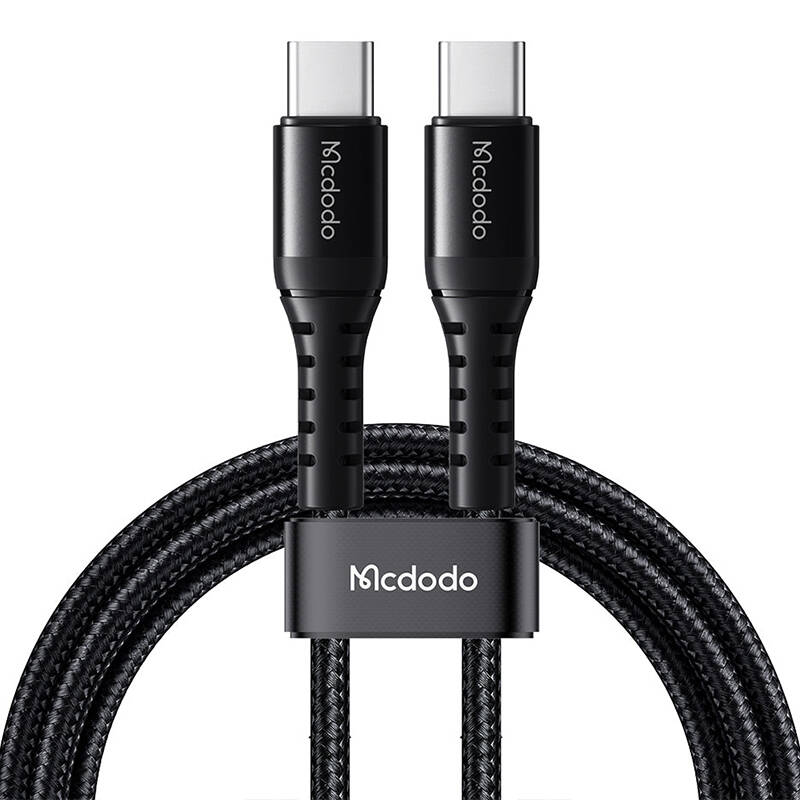 Kabel USB-C na USB-C Mcdodo CA-5640, 60W, 0,2m (crni)