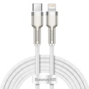 USB-C kabel za Lightning Baseus Cafule, PD, 20W, 2m (bijeli)