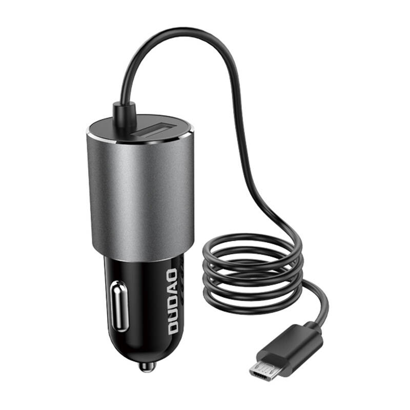 Auto punjač Dudao R5PROM, micro USB 17W (crni)