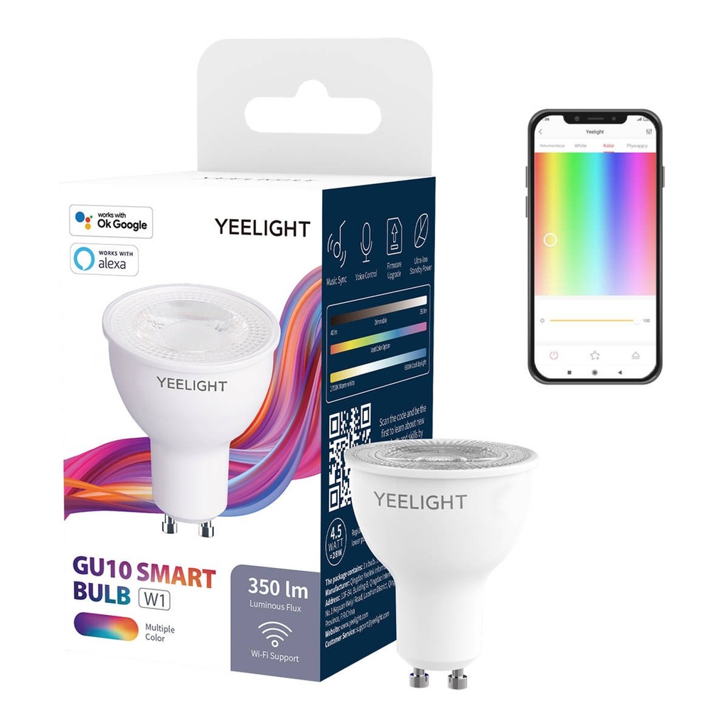 Pametna žarulja LED Yeelight GU10 Smart Bulb W1 (u boji) - 1 kom