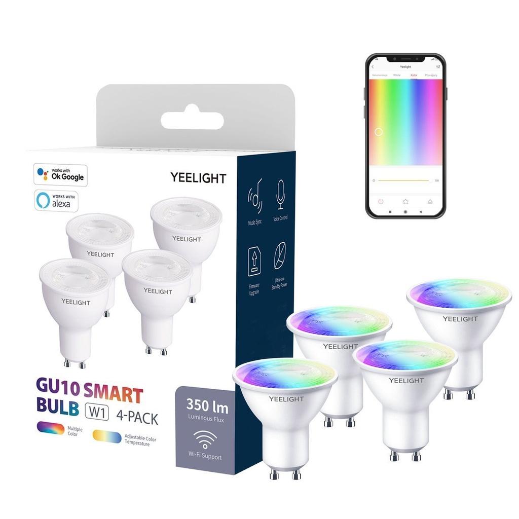 Pametna žarulja LED Yeelight GU10 Smart Bulb W1 (u boji) - 1 kom