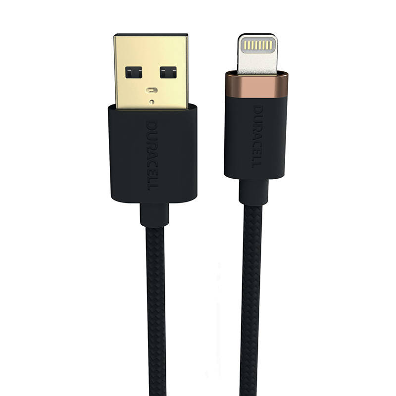 Duracell USB-C kabel za Lightning 1m (crni)