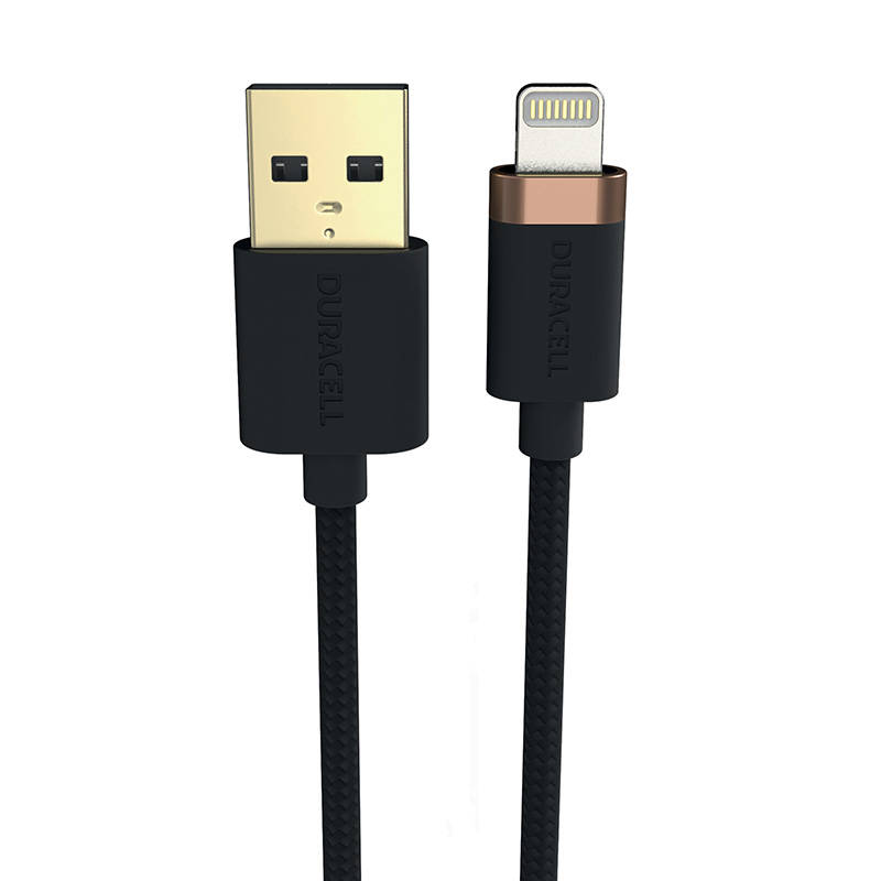 Duracell USB-C kabel za Lightning 2m (crni)