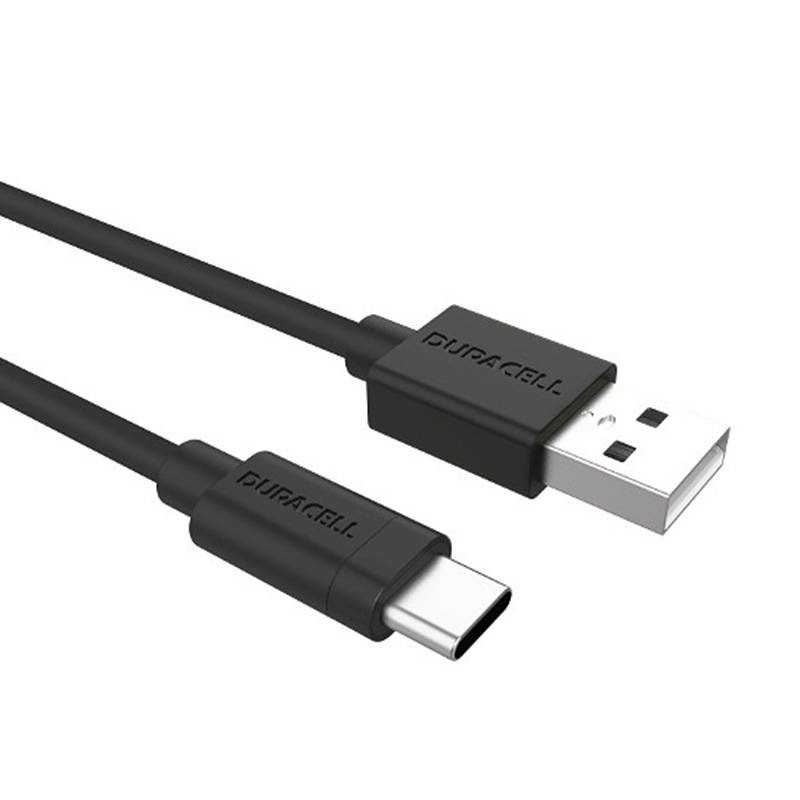 Kabel USB na USB-C 3.0 Duracell 1m (crni)