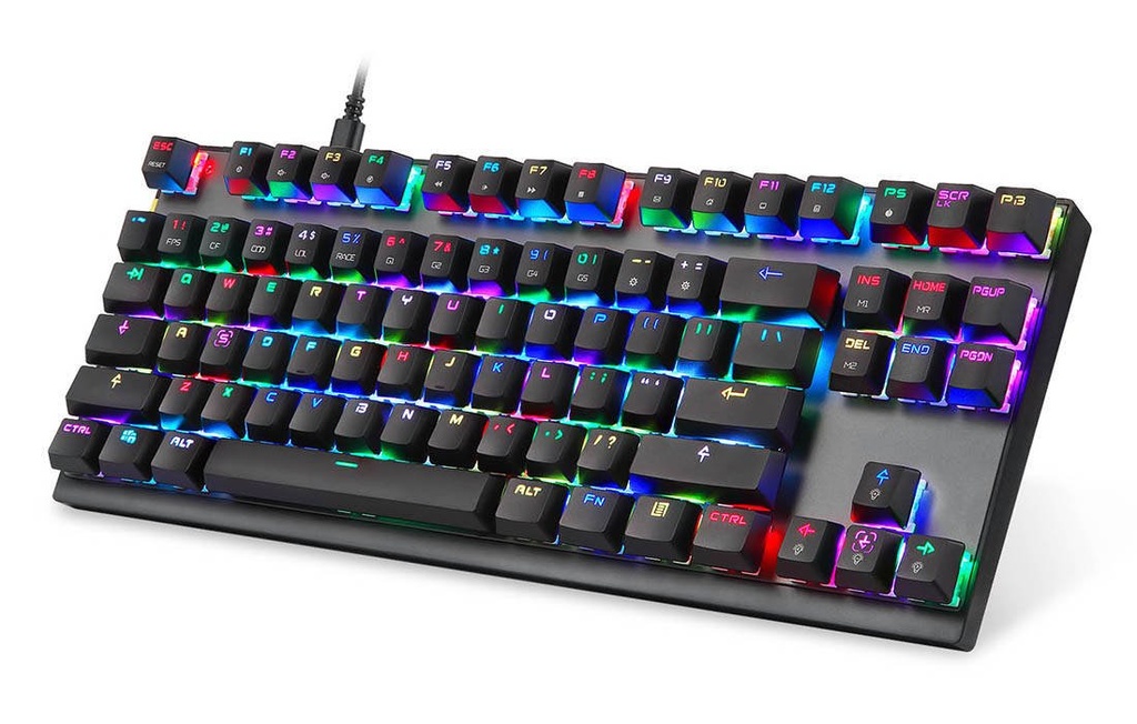 Mehanička gaming tipkovnica Motospeed K82 RGB (crna)