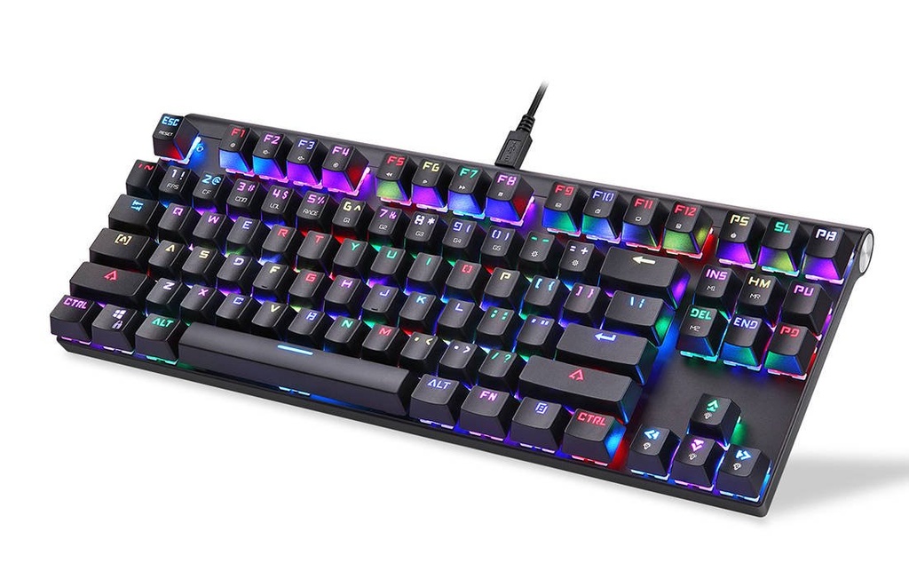 Mehanička gaming tipkovnica Motospeed CK101 RGB (crna)